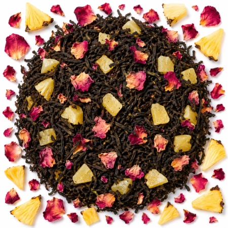 Herbata czarna ananasowo- różana 100g
